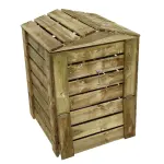 Carré potager - Cerland - Composteur en bois traité - 210 L - image